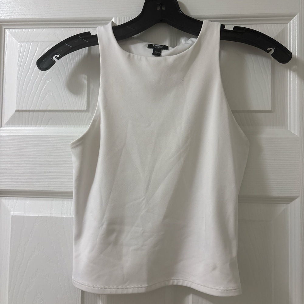 Express Classic White Tank Top